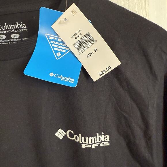 Columbia PFG Black with Fish Flag t-shirt size medium - Picture 4 of 6